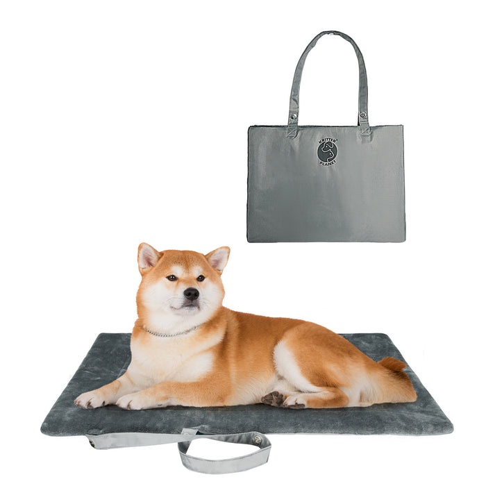 Reversible Dog Travel Mat Waterproof Soft Portable