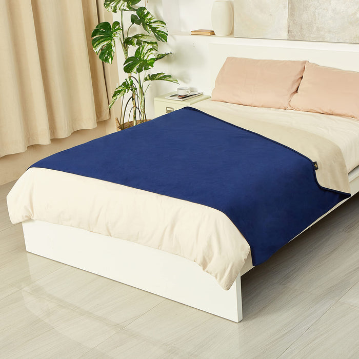 Reversible Polar Fleece Waterproof Blanket