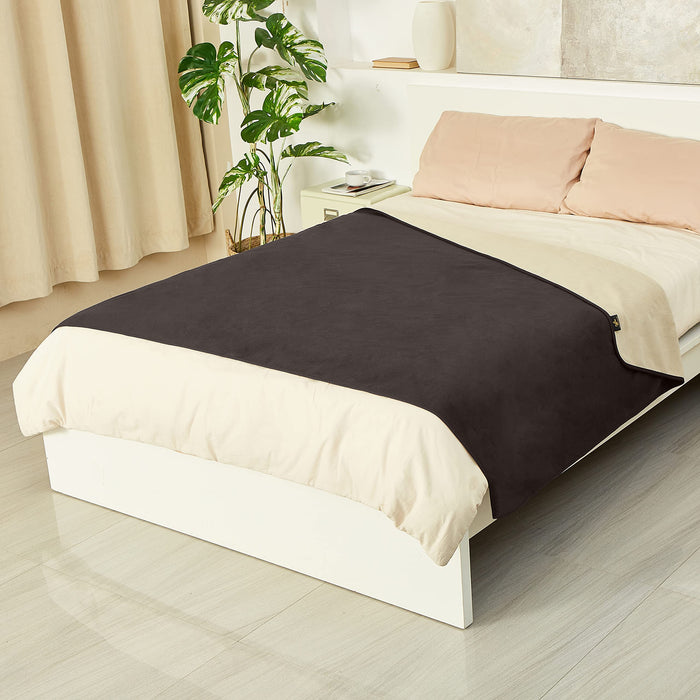 Reversible Polar Fleece Waterproof Blanket