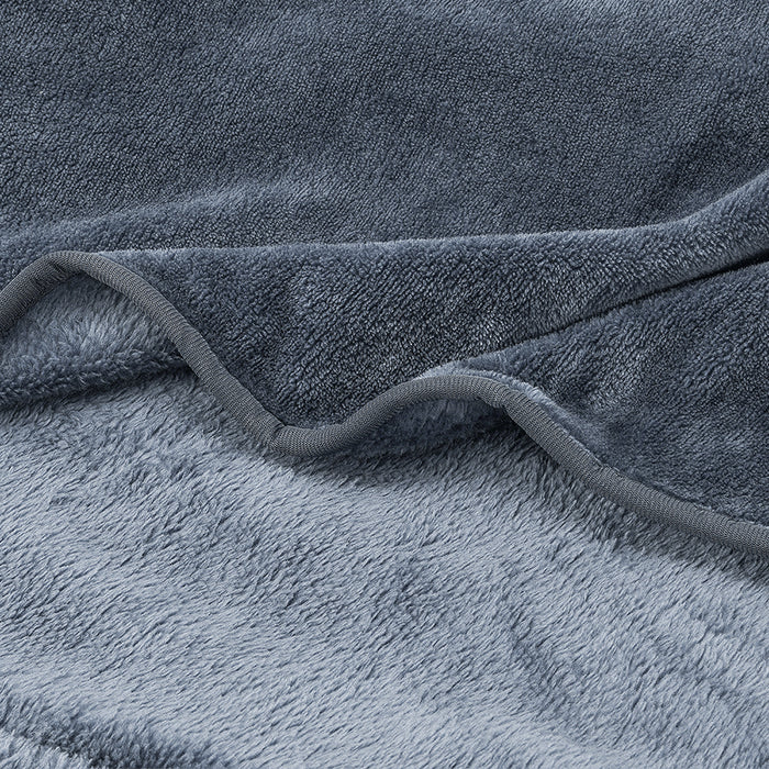 No Button Fleece Wearable Blanket Poncho