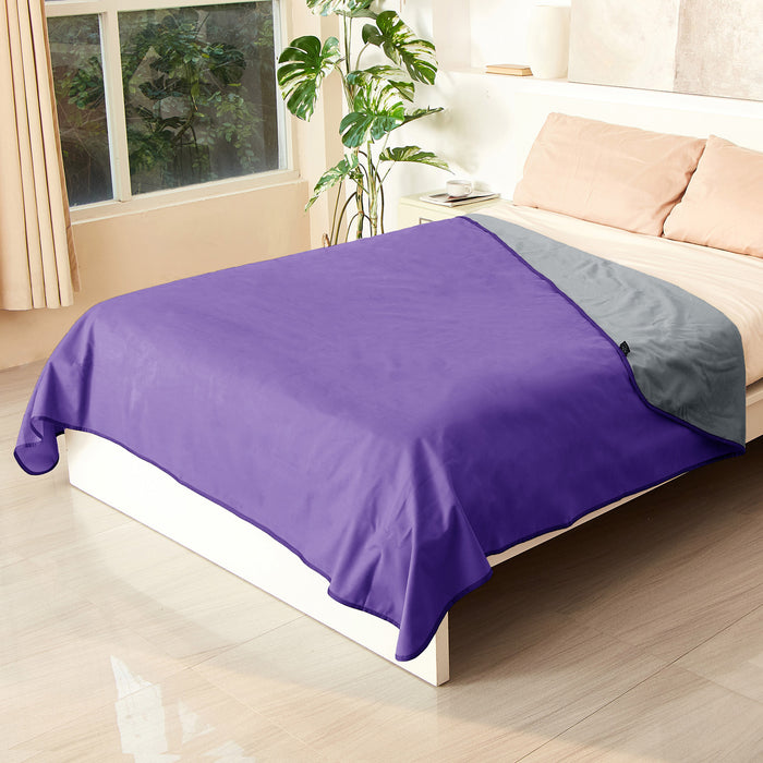 All Season Reversible Warp Knitted Fabric Waterproof Blanket