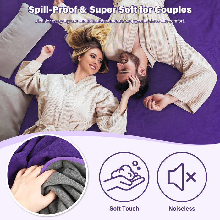 Reversible Polar Fleece Waterproof Blanket