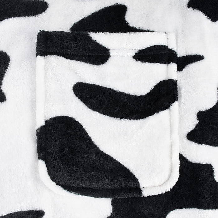 Fleece Bathrobe with Hood