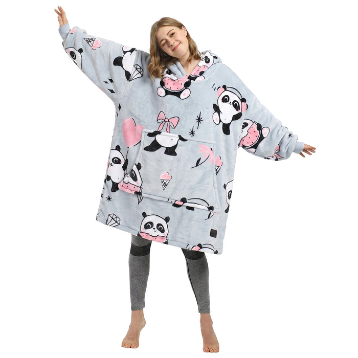 Christmas Spirit  All Season Oversize Hoodie Blanket