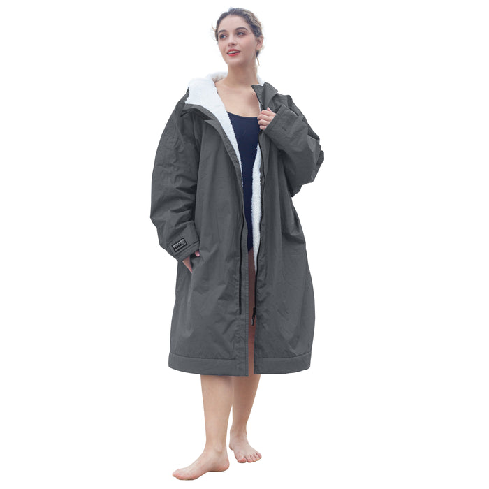 Waterproof Fleece Lined Swim Parka