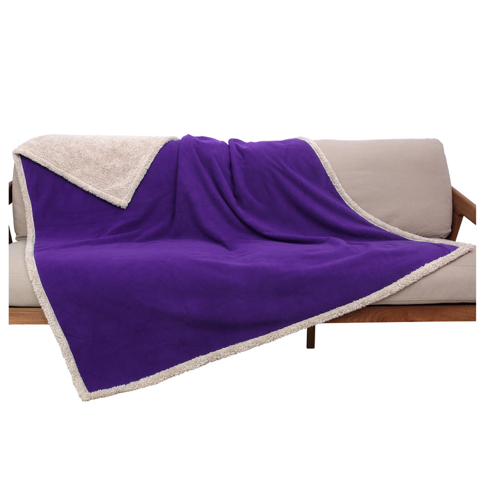 Sherpa Polar Fleece Waterproof Blanket