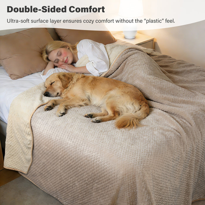 Waterproof Pet Blanket, Reversible Leakproof Furniture Protector