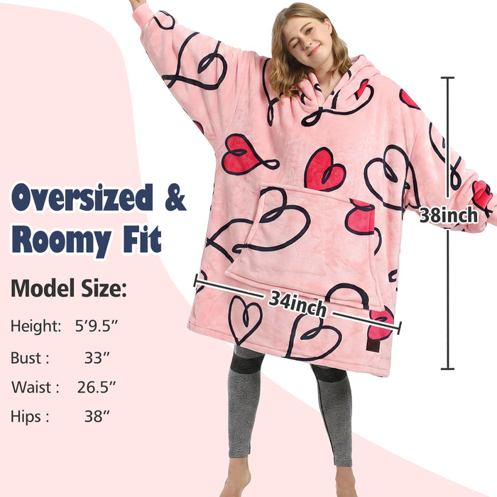 Christmas Spirit  All Season Oversize Hoodie Blanket