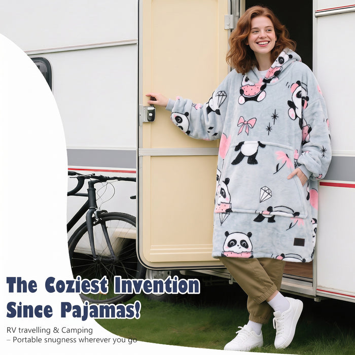 Christmas Spirit  All Season Oversize Hoodie Blanket