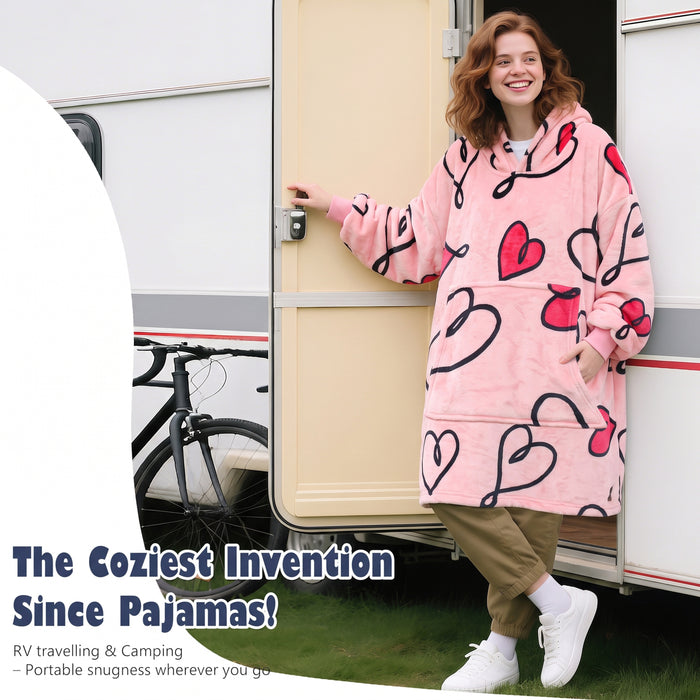 Christmas Spirit  All Season Oversize Hoodie Blanket