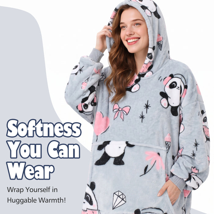 Christmas Spirit  All Season Oversize Hoodie Blanket