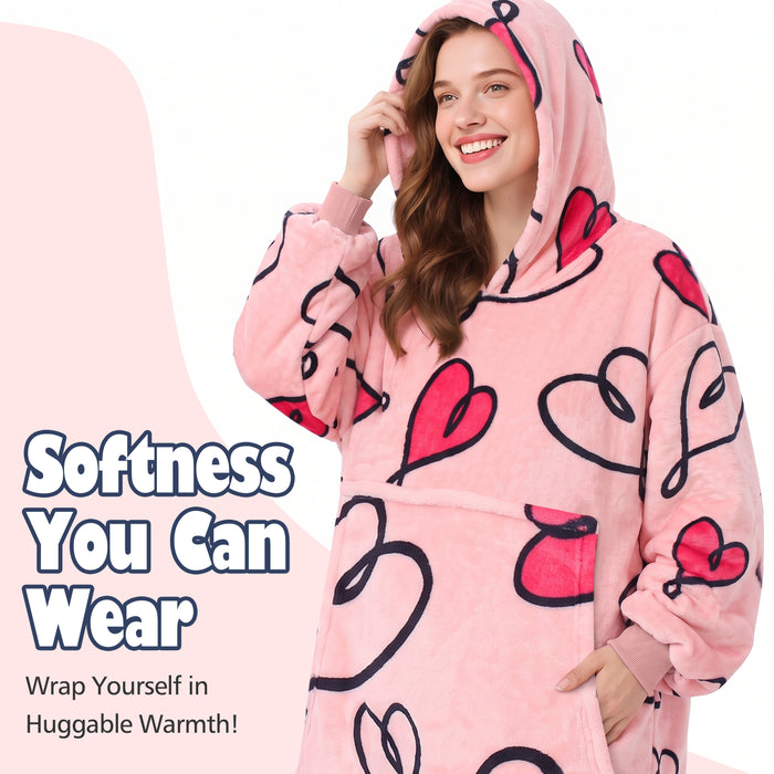 Christmas Spirit  All Season Oversize Hoodie Blanket