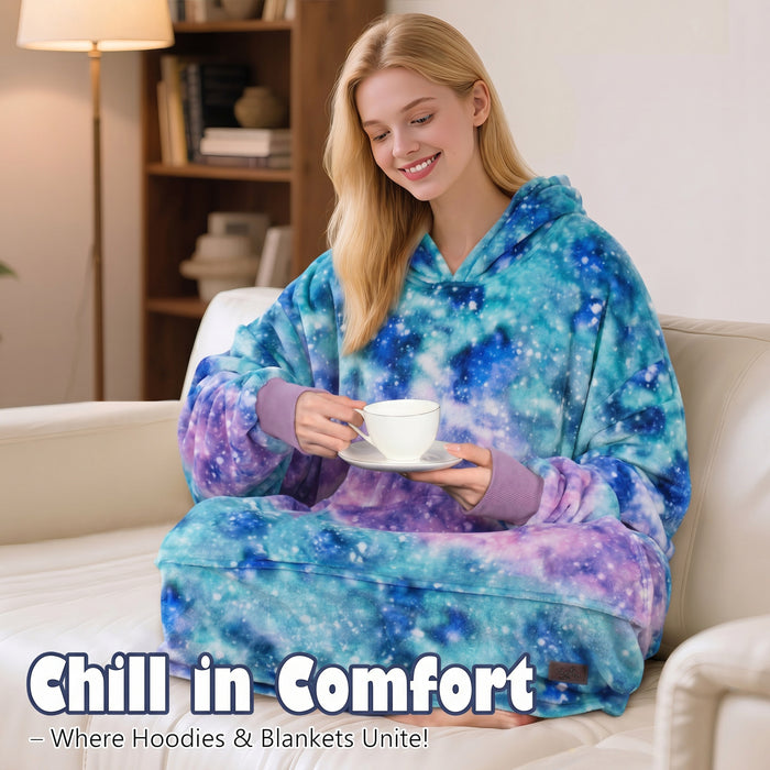 Christmas Spirit  All Season Oversize Hoodie Blanket