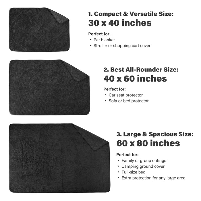 Waterproof Pet Blanket, Reversible Leakproof Furniture Protector