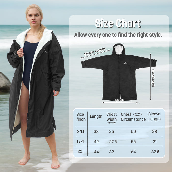 Lightweight Windproof Waterproof Warm Swim Parka