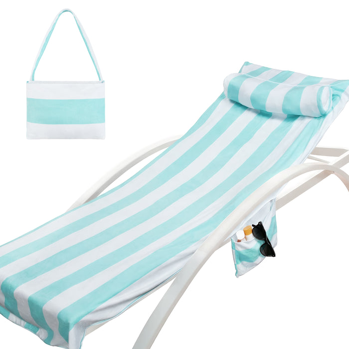 Extra Large Sandproof Beach Blanket Set, Waterproof & Portable