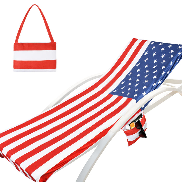 Beach Lounge Chair Towel Cover