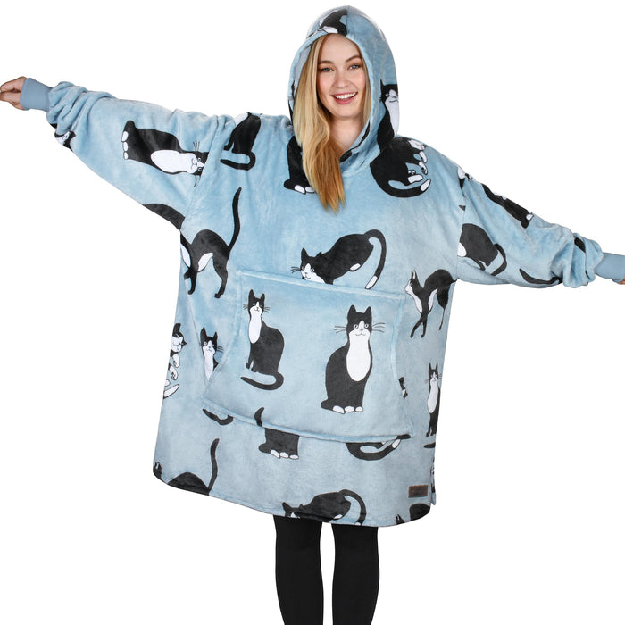 Animal Kingdom All Season Oversize Hoodie Blanket