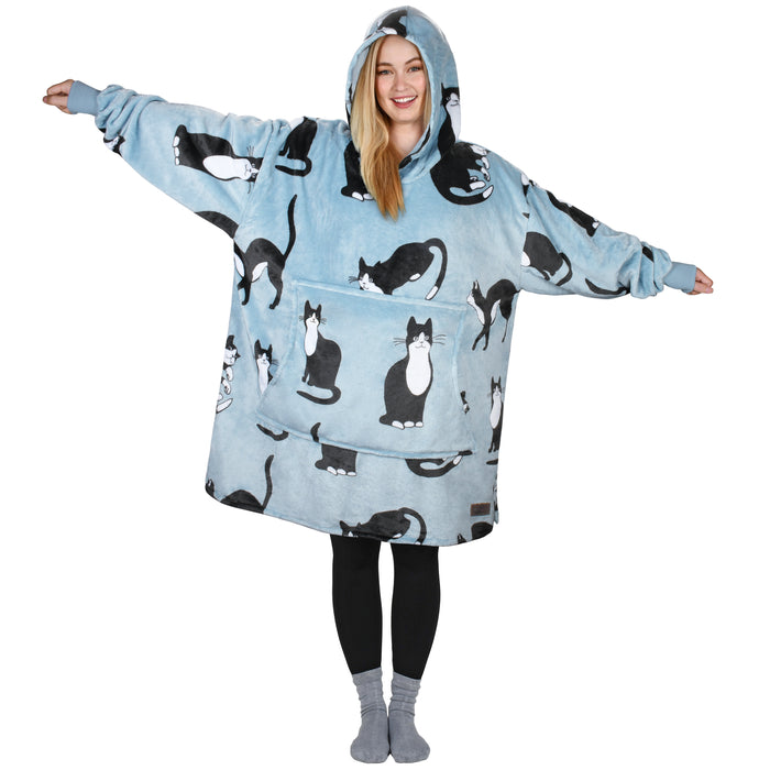 Catalonia Animal Kingdom All Season Oversize Hoodie Blanket
