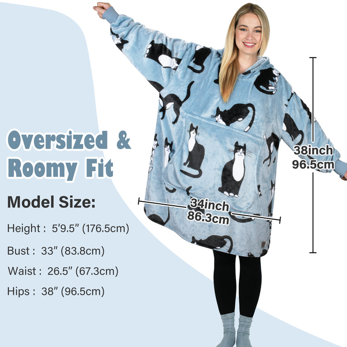 Animal Kingdom All Season Oversize Hoodie Blanket