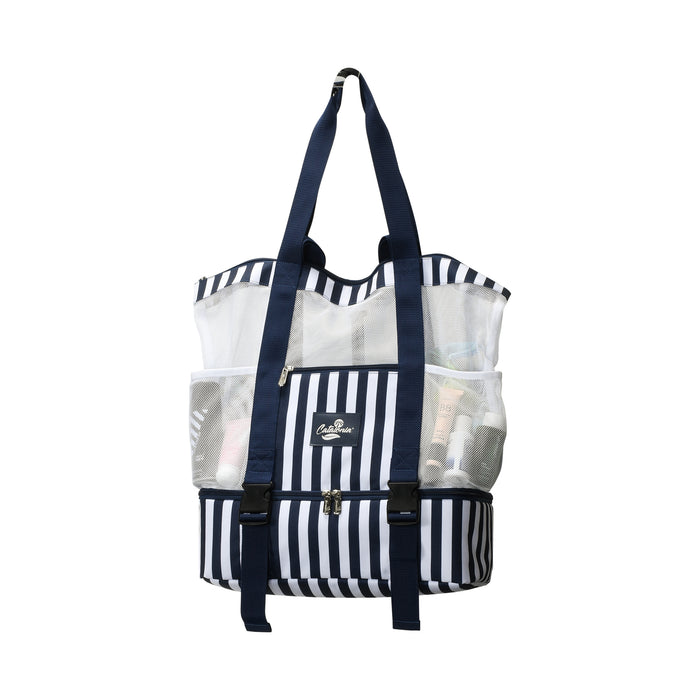 Large Beach Tote Bag with Cooler