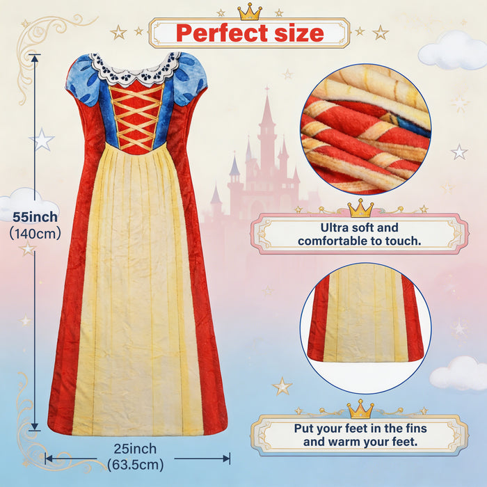 Catalonia Princess Dress Blanket Snow White