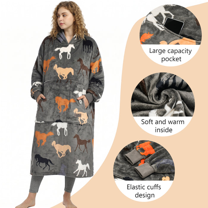 Catalonia Oversized Blanket Hoodie Sweatshirt