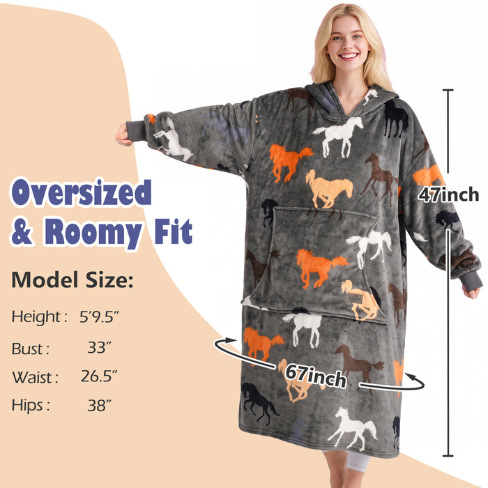 Catalonia Oversized Blanket Hoodie Sweatshirt