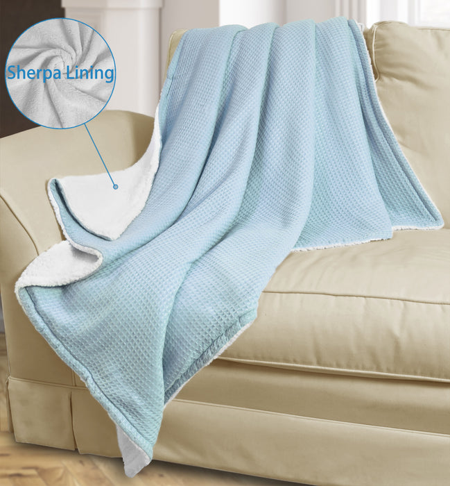 Waffle Knit Throw