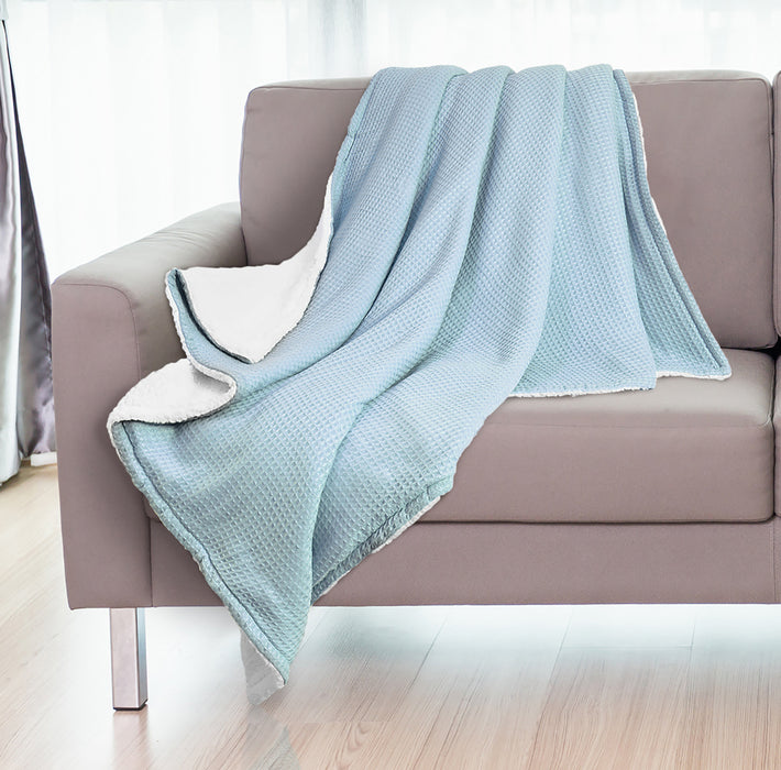 Waffle Knit Throw