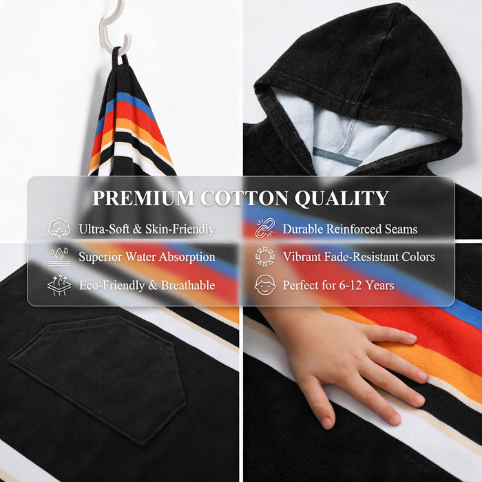 SUN CUBE Kids Swim Changing Robe