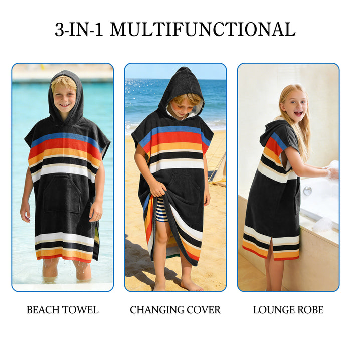 SUN CUBE Kids Swim Changing Robe