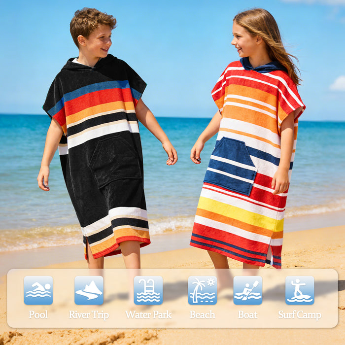 SUN CUBE Kids Swim Changing Robe