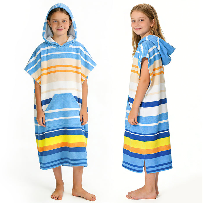 SUN CUBE Kids Swim Changing Robe