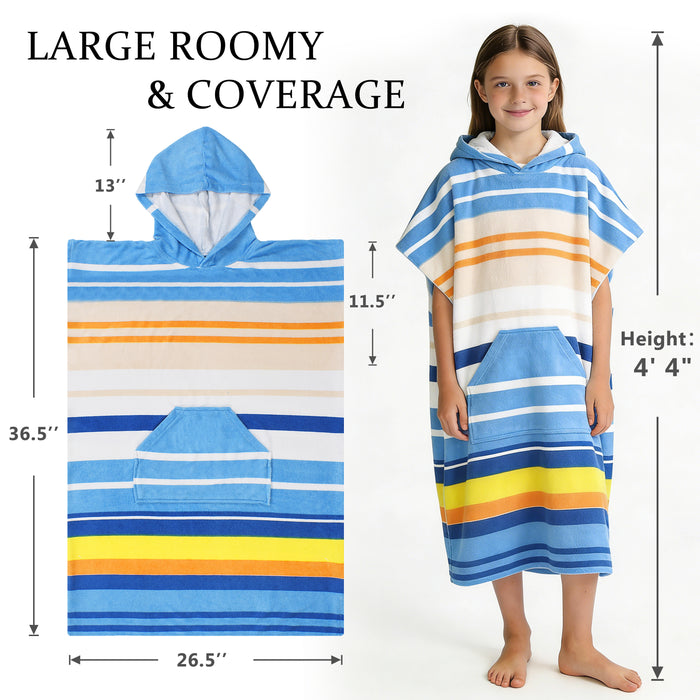 SUN CUBE Kids Swim Changing Robe