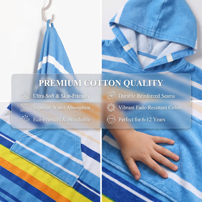 SUN CUBE Kids Swim Changing Robe