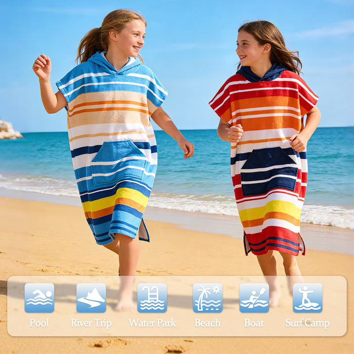 SUN CUBE Kids Swim Changing Robe