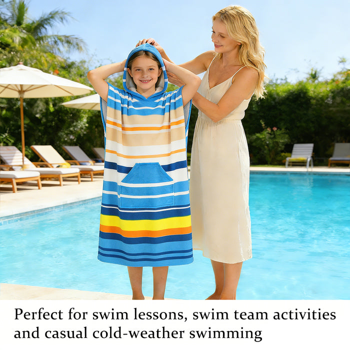 SUN CUBE Kids Swim Changing Robe