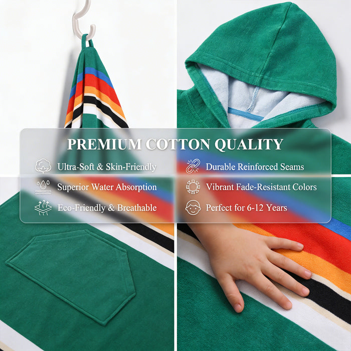 SUN CUBE Kids Swim Changing Robe