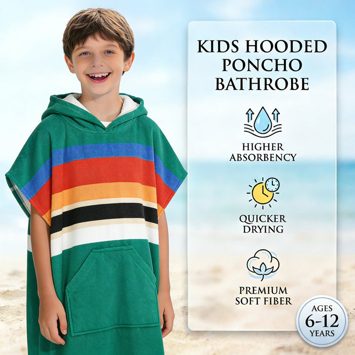 SUN CUBE Kids Swim Changing Robe