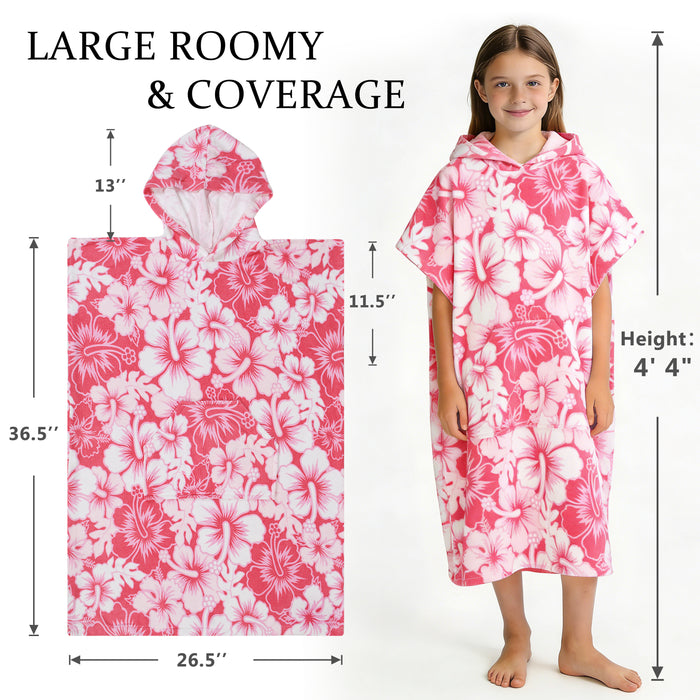 SUN CUBE Kids Swim Changing Robe