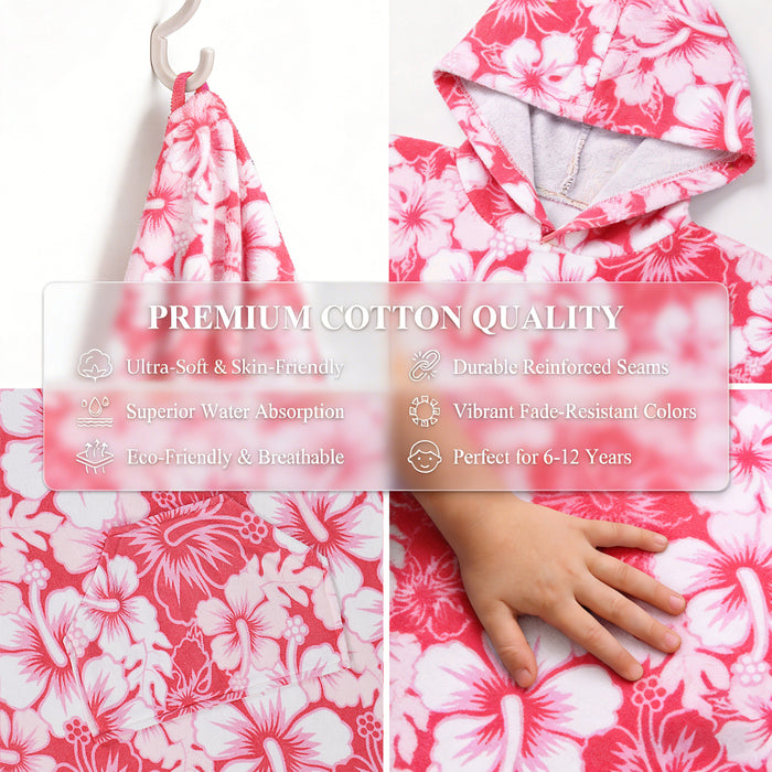 SUN CUBE Kids Swim Changing Robe