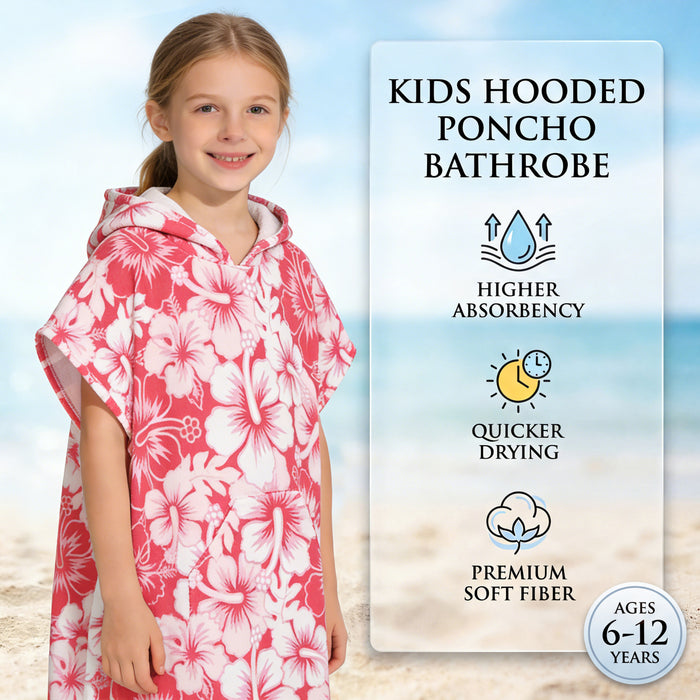 SUN CUBE Kids Swim Changing Robe