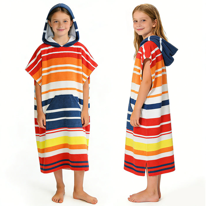 SUN CUBE Kids Swim Changing Robe