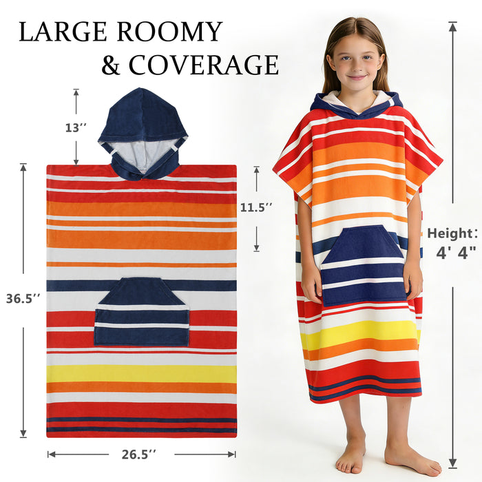 SUN CUBE Kids Swim Changing Robe