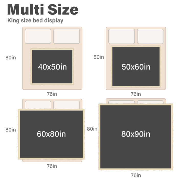 Reversible Polar Fleece Waterproof Blanket