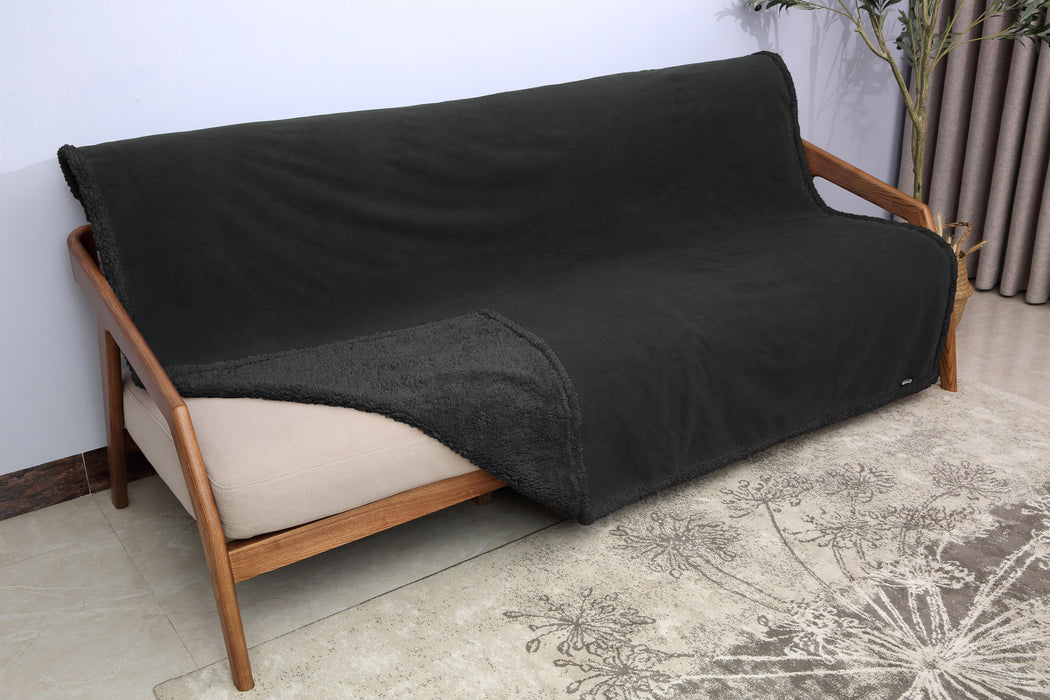 Sherpa Polar Fleece Waterproof Blanket