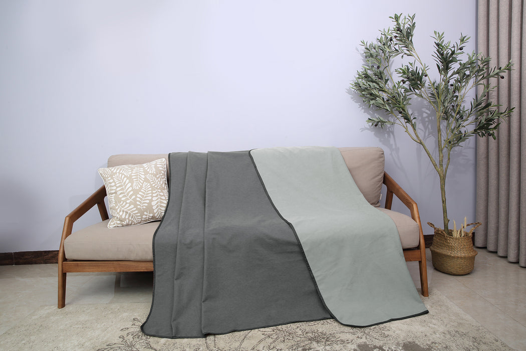 All Season Reversible Warp Knitted Fabric Waterproof Blanket
