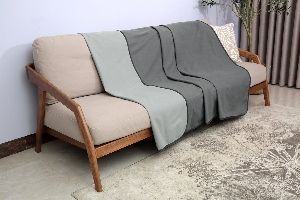 All Season Reversible Warp Knitted Fabric Waterproof Blanket