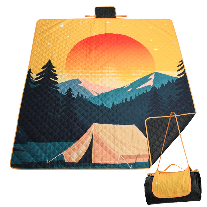 Large Picnic Blanket WaterproofPortable Beach Mat